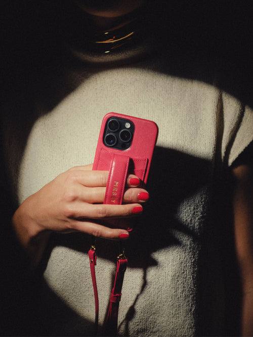 iPhone case with strap - Édition Rouge