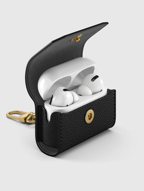 AirPods Case - Schwarz Saffiano