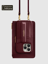 Bestseller Set Burgundy (case + pouch + free screen protector)