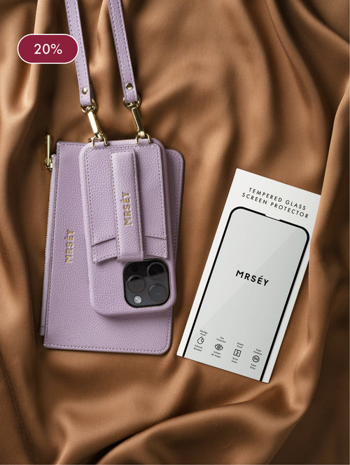 Bestseller Set Lilac (case + pouch + free screen protector)