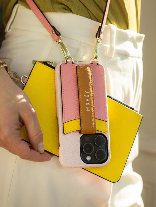 Add-on Pouch - Pink Yellow