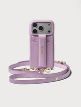 iPhone Hülle mit Strap - Grey Lilac