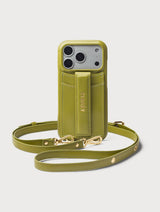 iPhone Hülle mit Strap - Olive