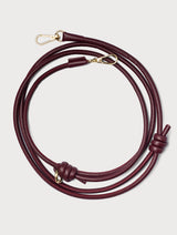 Tubular Strap mit Karabiner - Burgundy