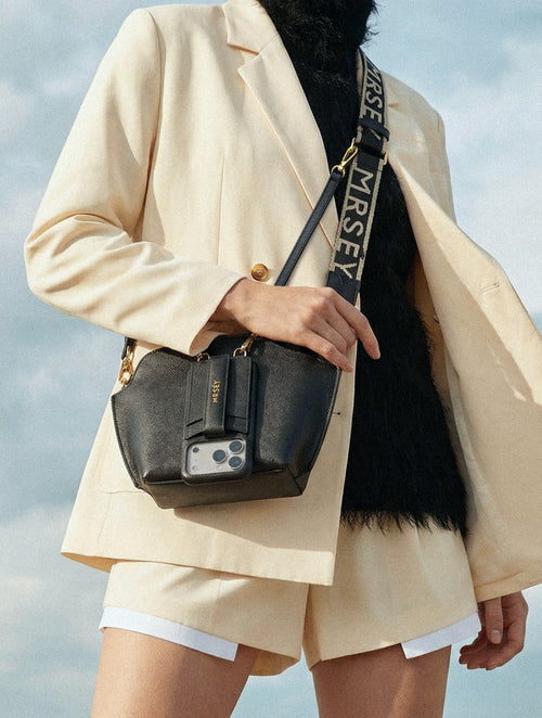 Tulip Bag Crossbody Set - Schwarz