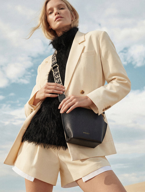 Tulip Crossbody Bag - Schwarz