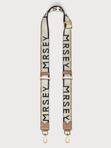 Logo Shoulder Strap - Taupe