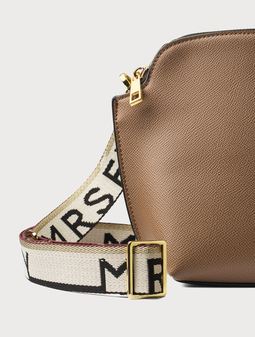 Logo Shoulder Strap - Taupe